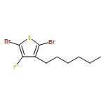 2,5-DIBROMO-3-FLUORO-4-HEXYLTHIOPHENE