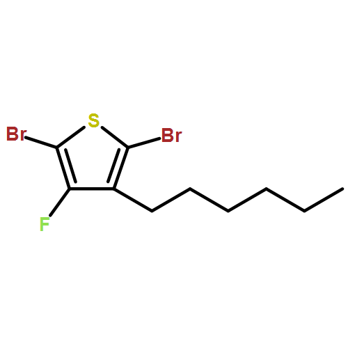 2,5-DIBROMO-3-FLUORO-4-HEXYLTHIOPHENE