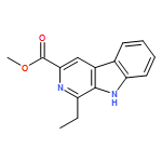 9H-Pyrido[3,4-b]indole-3-carboxylic acid, 1-ethyl-, methyl ester