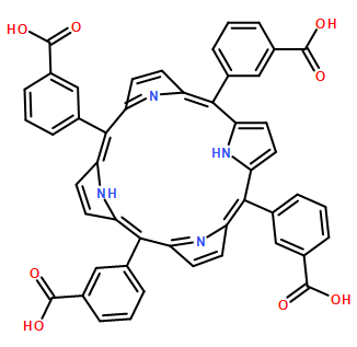 Benzoic acid, 3,3',3'',3'''-(21H,23H-porphine-5,10,15,20-tetrayl)tetrakis-