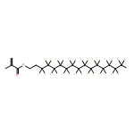 2-Propenoic acid,2-methyl-,3,3,4,4,5,5,6,6,7,7,8,8,9,9,10,10,11,11,12,12,13,13,14,14,15,15,16,16,16-nonacosafluorohexadecylester