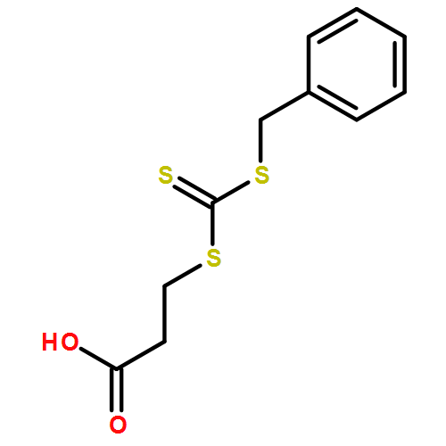 Propanoic acid, 3-[[[(phenylmethyl)thio]thioxomethyl]thio]-