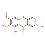 9H-Xanthen-9-one, 1,7-dihydroxy-2,3-dimethoxy-