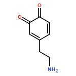 3,5-Cyclohexadiene-1,2-dione, 4-(2-aminoethyl)-