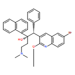 (1R,2S)-1-(6-Bromo-2-methoxyquinolin-3-yl)-4-(dimethylamino)-2-(naphthalen-1-yl)-1-phenylbutan-2-ol