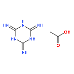 ACETIC ACID;1,3,5-TRIAZINE-2,4,6-TRIAMINE