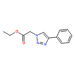 1H-1,2,3-Triazole-1-acetic acid, 4-phenyl-, ethyl ester