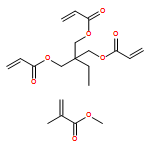 2-Propenoic acid, 1,1'-[2-ethyl-2-[[(1-oxo-2-propen-1-yl)oxy]methyl]-1,3-propanediyl] ester, polymer with methyl 2-methyl-2-propenoate