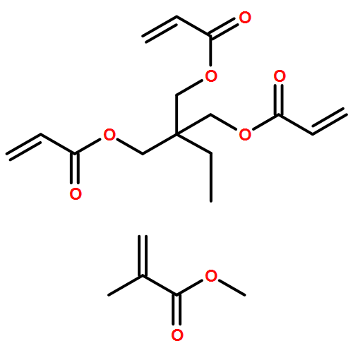 2-Propenoic acid, 1,1'-[2-ethyl-2-[[(1-oxo-2-propen-1-yl)oxy]methyl]-1,3-propanediyl] ester, polymer with methyl 2-methyl-2-propenoate