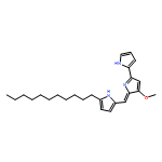 1H-Pyrrole, 2-[(Z)-[3-methoxy-5-(1H-pyrrol-2-yl)-2H-pyrrol-2-ylidene]methyl]-5-undecyl-