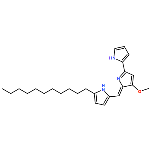 1H-Pyrrole, 2-[(Z)-[3-methoxy-5-(1H-pyrrol-2-yl)-2H-pyrrol-2-ylidene]methyl]-5-undecyl-