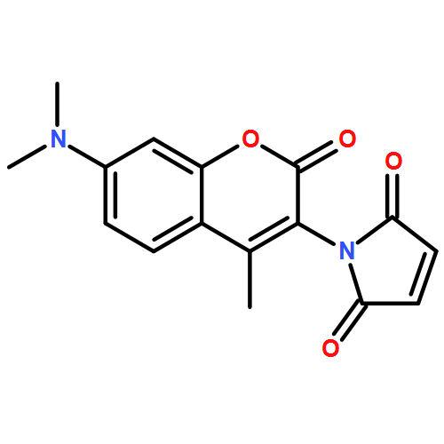 1H-Pyrrole-2,5-dione,1-[7-(dimethylamino)-4-methyl-2-oxo-2H-1-benzopyran-3-yl]-