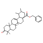 Urs-12-en-28-oic acid, 3-oxo-, phenylmethyl ester