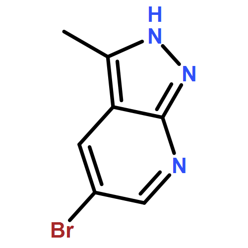 1H-Pyrazolo[3,4-b]pyridine, 5-bromo-3-methyl-