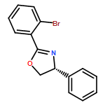 Oxazole, 2-(2-bromophenyl)-4,5-dihydro-4-phenyl-, (4R)-