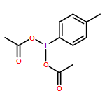 Iodine, bis(acetato-kO)(4-methylphenyl)-