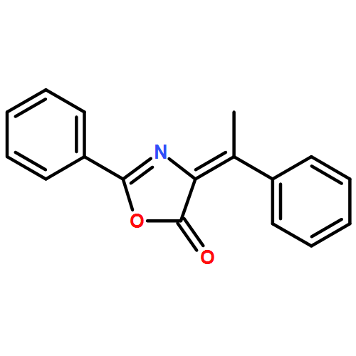 5(4H)-Oxazolone, 2-phenyl-4-(1-phenylethylidene)-, (4E)-