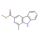 9H-Pyrido[3,4-b]indole-3-carboxylic acid, 1-methyl-, methyl ester