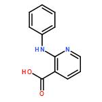 3-Pyridinecarboxylic acid, 2-(phenylamino)-