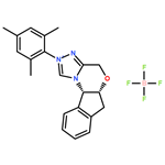 (5aR,10bS)-5a,10b-Dihydro-2-(2,4,6-trimethylphenyl)-4H,6H-indeno[2,1-b][1,2,4]triazolo[4,3-d][1,4]oxazinium Tetrafluoroborate