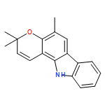 Pyrano[3,2-a]carbazole, 3,11-dihydro-3,3,5-trimethyl-