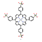 Zincate(4-), [[4,4',4'',4'''-(21H,23H-porphine-5,10,15,20-tetrayl-κN21,κN22,κN23,κN24)tetrakis[benzenesulfonato]](6-)]-, hydrogen (1:4), (SP-4-1)-