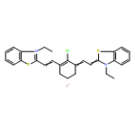 Benzothiazolium,2-[2-[2-chloro-3-[2-(3-ethyl-2(3H)-benzothiazolylidene)ethylidene]-1-cyclohexen-1-yl]ethenyl]-3-ethyl-,iodide (1:1)