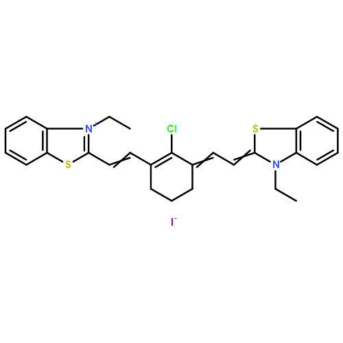 Benzothiazolium,2-[2-[2-chloro-3-[2-(3-ethyl-2(3H)-benzothiazolylidene)ethylidene]-1-cyclohexen-1-yl]ethenyl]-3-ethyl-,iodide (1:1)