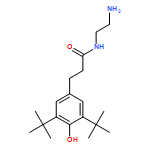 Benzenepropanamide, N-(2-aminoethyl)-3,5-bis(1,1-dimethylethyl)-4-hydroxy-