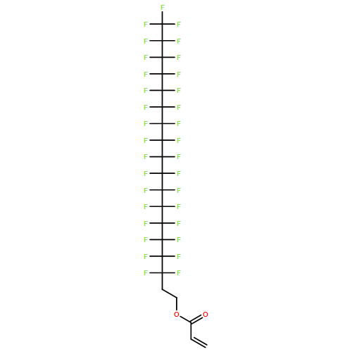 2-Propenoic acid, 3,3,4,4,5,5,6,6,7,7,8,8,9,9,10,10,11,11,12,12,13,13,14,14,15,15,16,16,17,17,18,18,18-tritriacontafluorooctadecyl ester 