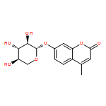 2H-1-Benzopyran-2-one,4-methyl-7-(b-D-xylopyranosyloxy)-