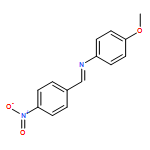 Benzenamine, 4-methoxy-N-[(4-nitrophenyl)methylene]-