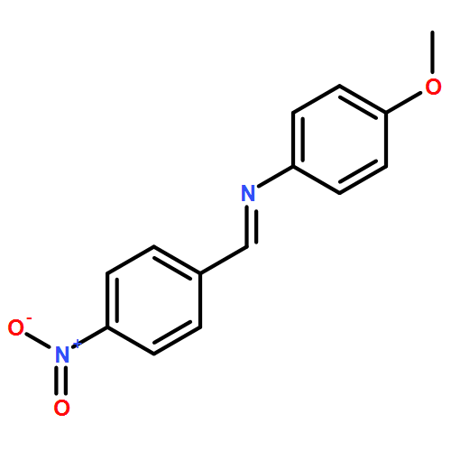 Benzenamine, 4-methoxy-N-[(4-nitrophenyl)methylene]-