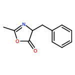 5(4H)-Oxazolone, 2-methyl-4-(phenylmethyl)-