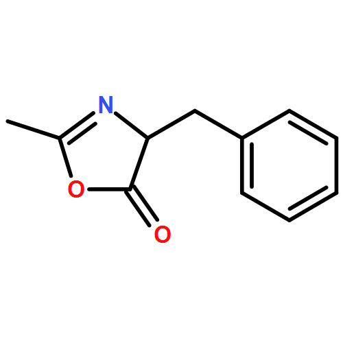 5(4H)-Oxazolone, 2-methyl-4-(phenylmethyl)-