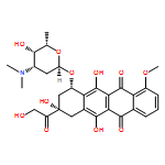 5,12-Naphthacenedione,7,8,9,10-tetrahydro-6,8,11-trihydroxy-8-(2-hydroxyacetyl)-1-methoxy-10-[[2,3,6-trideoxy-3-(dimethylamino)-a-L-lyxo-hexopyranosyl]oxy]-,(8S,10S)-