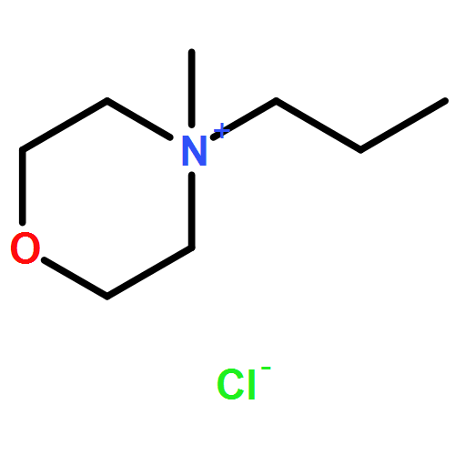 Morpholinium, 4-methyl-4-propyl-, chloride