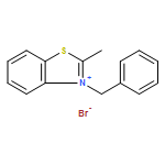 Benzothiazolium, 2-methyl-3-(phenylmethyl)-, bromide