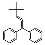 Benzene, 1,1'-(4,4-dimethyl-1,2-pentadienylidene)bis-