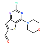 Thieno[3,2-d]pyrimidine-6-carboxaldehyde, 2-chloro-4-(4-morpholinyl)-