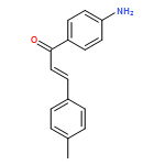 2-Propen-1-one, 1-(4-aminophenyl)-3-(4-methylphenyl)-, (2E)-