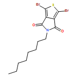 4H-Thieno[3,4-c]pyrrole-4,6(5H)-dione, 1,3-dibromo-5-octyl-