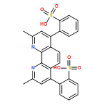 Benzenesulfonic acid, (2,9-dimethyl-1,10-phenanthroline-4,7-diyl)bis-