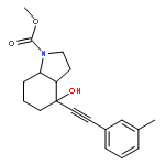 (3aR,4S,7aR)-Octahydro-4-hydroxy-4-[2-(3-methylphenyl)ethynyl]-1H-indole-1-carboxylic acid methyl ester