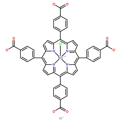 Manganate(4-), chloro[[4,4',4'',4'''-(21H,23H-porphine-5,10,15,20-tetrayl-κN21,κN22,κN23,κN24)tetrakis[benzoato]](6-)]-, hydrogen (1:4), (SP-5-12)-