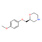 Morpholine, 2-[(4-methoxyphenoxy)methyl]-, (S)- (9CI)