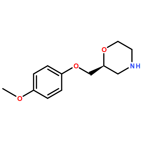 Morpholine, 2-[(4-methoxyphenoxy)methyl]-, (S)- (9CI)